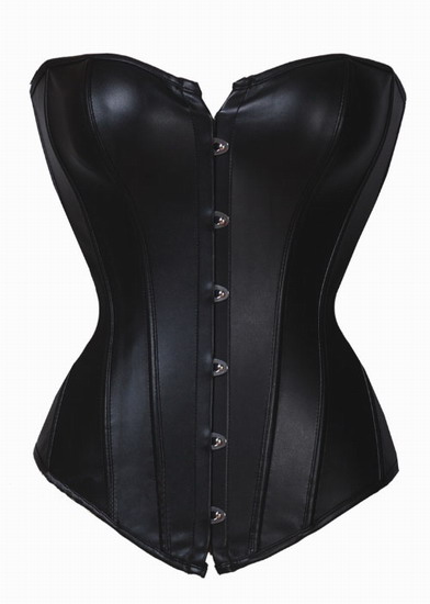 Leather Strapless Corset